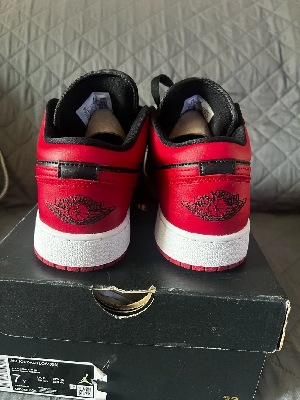 Nike Air Jordan 1 Low - Red and Black